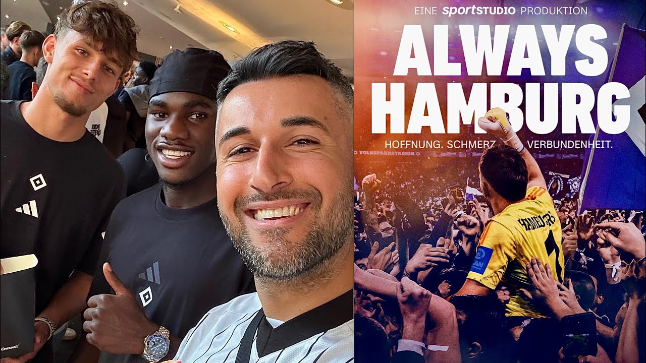 ALWAYS HAMBURG - Mit den Spielern im Kino bei der HSV-Doku Premiere | Bardia Barati