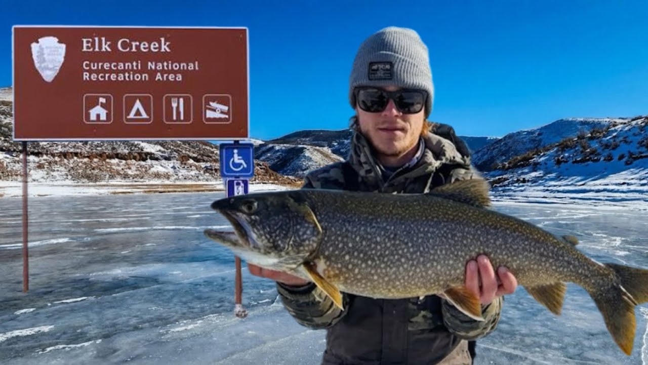 Ice Fishing Lake Trout On Blue Mesa Reservoir 
