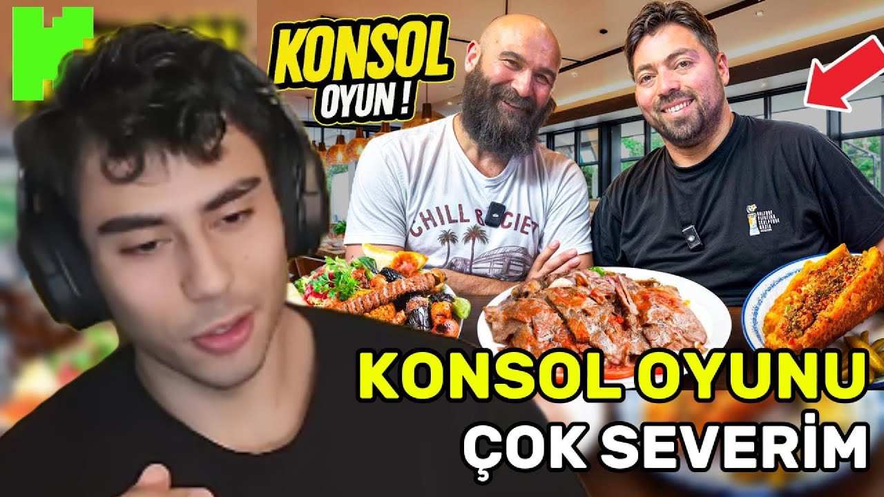 emirVici, ''KONSOL OYUNUN EN SEVDİĞİ YEMEKLERİ YEDİK!'' İZLİYOR!! @FIRATSOBUTAY @emirvici