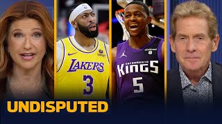 Lakers lose to Kings 125-110: LeBron \& AD outdueled by Fox \& Sabonis | NBA | UNDISPUTED