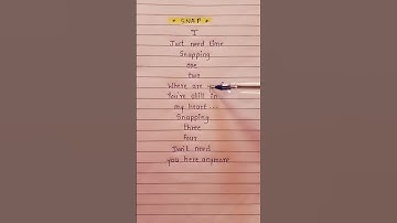 Thumbnail of Snap 🌼 ~ Rosa Linn   #songlyrics
