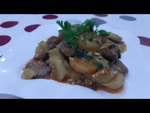 تبيخة بطاطا ترفاس التقليدية البسيطة.....topinambour ou batata terfas tbikha recette traditionelle