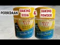 Perbedaan soda kue dan baking soda dalam penggunaan kue dan roti