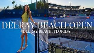 ATP 250 DELRAY BEACH OPEN VLOG: Returning To Where It All Began 🎾💙🌊🌴🎤