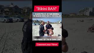 Woman Detained in Myrtle Beach for Wearing Thong Bikini | Viral Police Incident #trendingnews