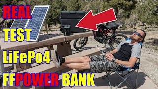 5 Things worth knowing before you buy - REAL life TEST for a SOLAR LiFePO4 FF-Power Bank