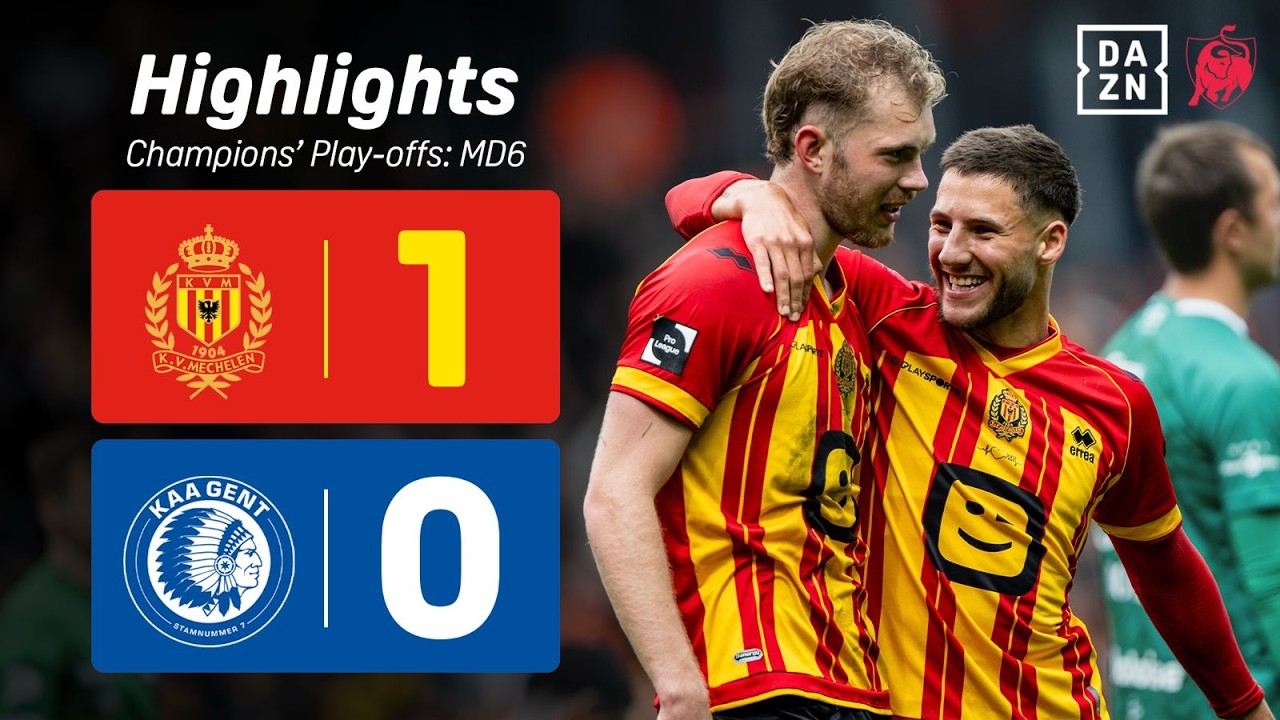 De Kakkers winnen hun eerste match in de play-offs. 🟡🔴 | KV Mechelen - KAA Gent