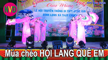 Múa chèo HỘI LÀNG QUÊ EM | Đội VN khu 2 thôn Hòe Nha xã Thụy Chính