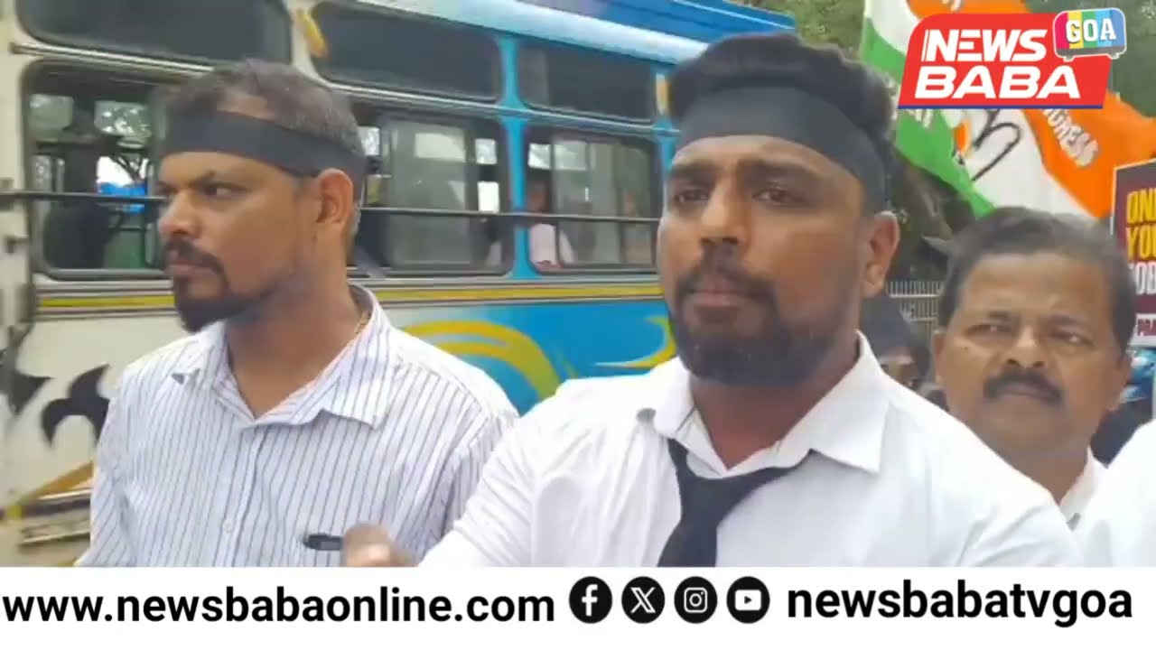 Goa Pradesh Youth Congress Observes National Unemployment Day on PM Modi’s Birthday in Panaji