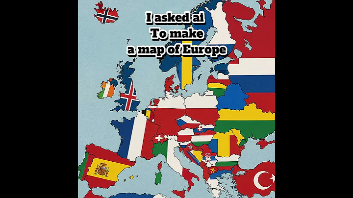 I asked ai to make a map of Europe #geopolitics #map #europe