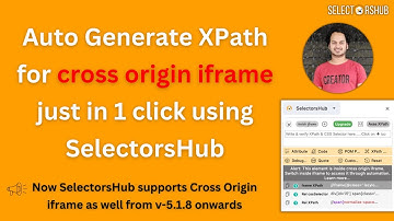 How to Automate Cross Origin iframe using Selenium with Java? #crossoriginiframe