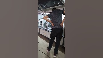 Customer visit of edge banding machine