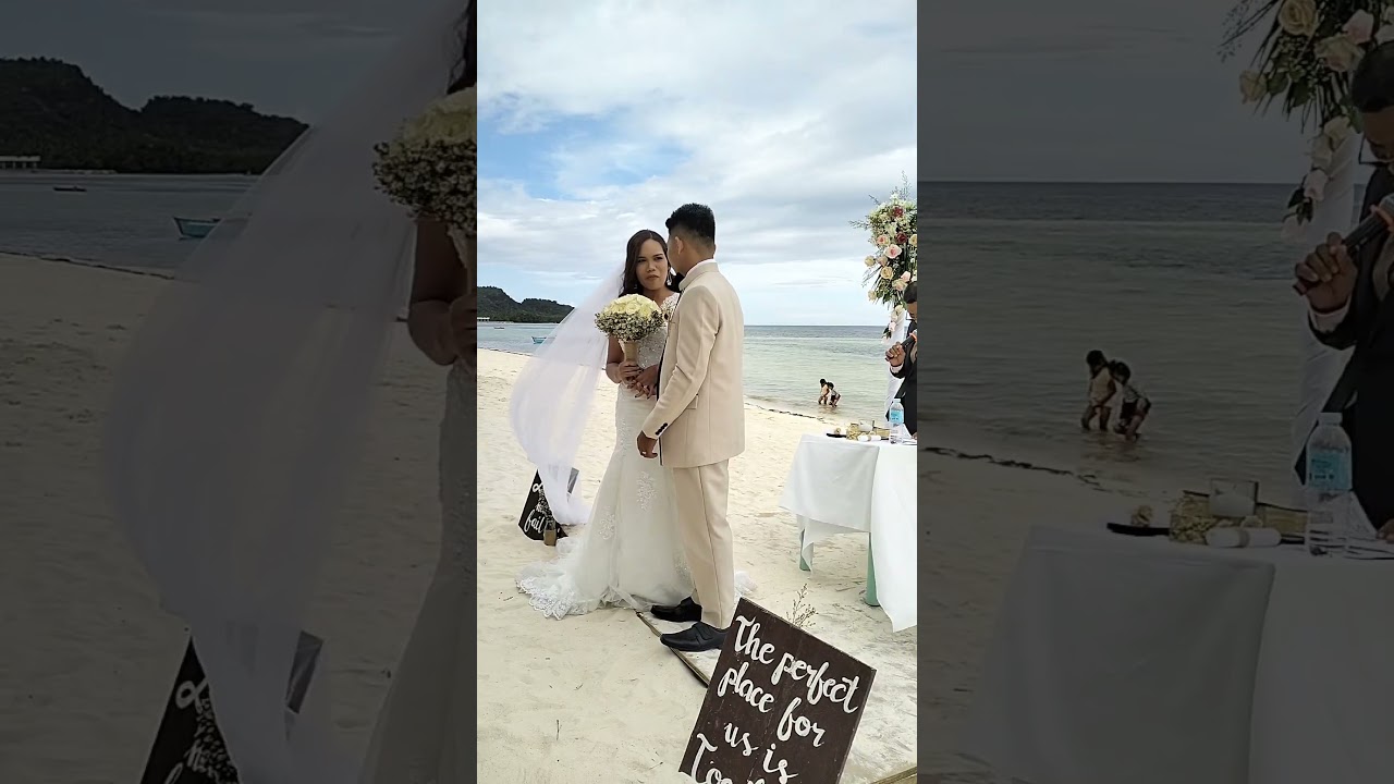 A Beach wedding in our village -Bohol Philippines 