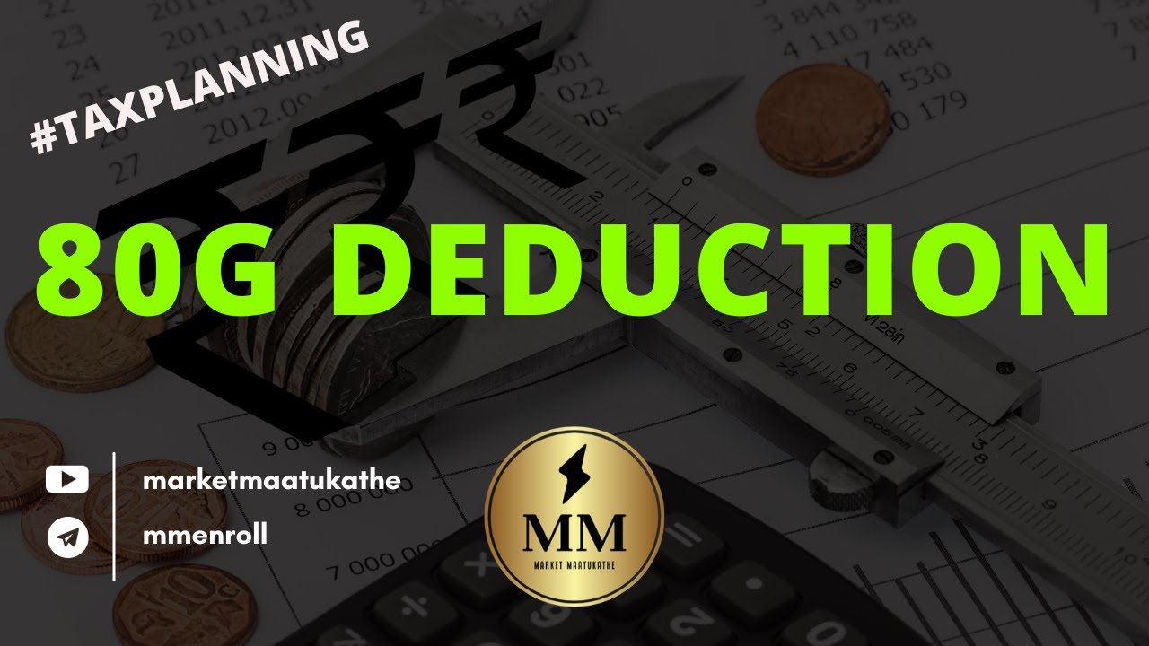 80G 80GGA Deductions Tax Planning For Salaried Employees Kannada 80G 80GGA Deductions Tax Planning For Salaried Employees Kannada
