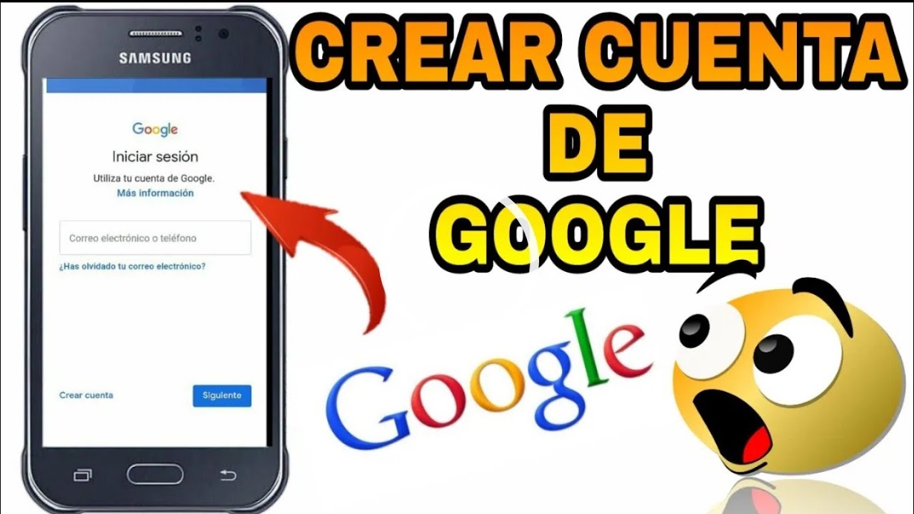 Crear cuenta google play