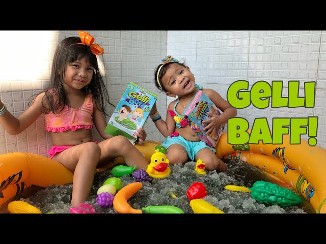 Maryam Madinah belajar nama-nama Buah di GELLI BAFF! 🧼🛁 | Mainan Anak GELLI BAFF🧪 class=