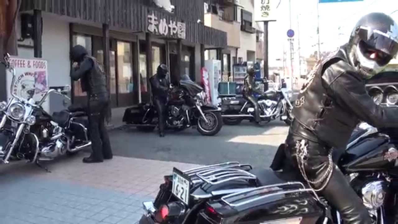黒い怒涛 九州男児 フルカスタムハーレー Harley Davidson 男の夢 キャンツー Youtube