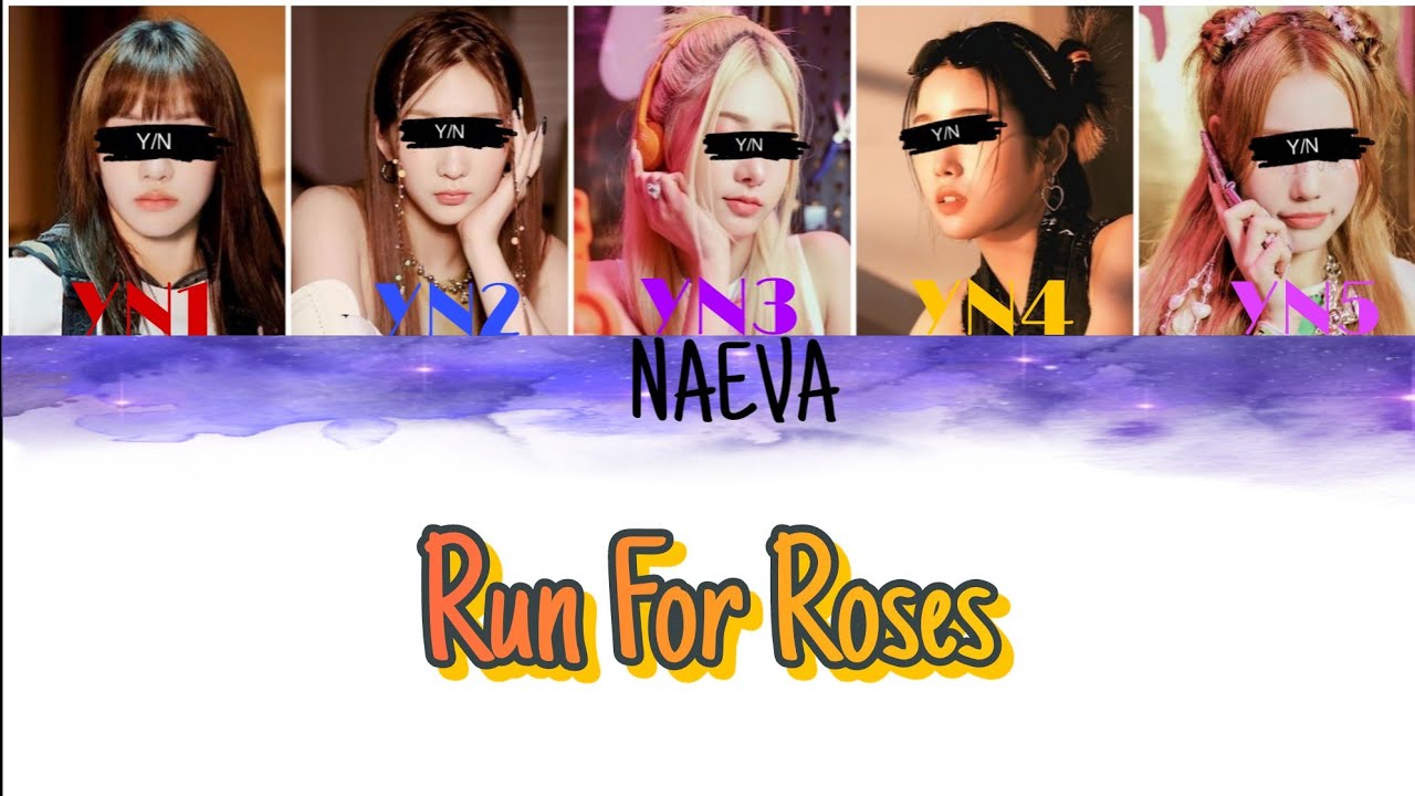 'RUN FOR ROSES' BY NMIXX |YOUR GIRL GROUP| (5 MEMBERS) [COLOUR CODED LYRICS] |NAEVA|