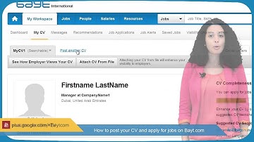 Shoooof - How to post your CV on Bayt.com and apply for jobs