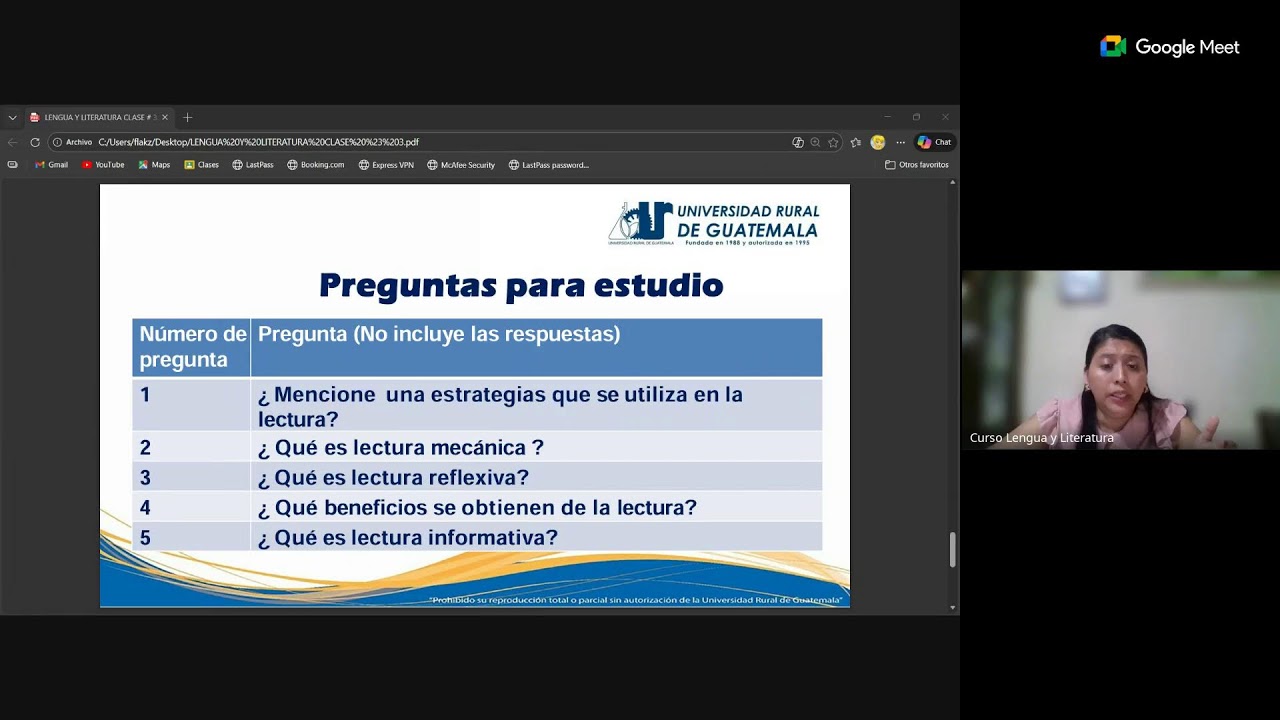 Lengua y literatura clase 3 sabados