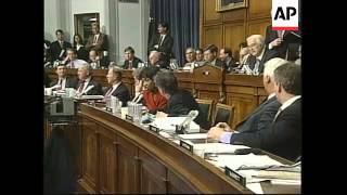 USA: WASHINGTON: REACTION TO CLINTON IMPEACHMENT INQUIRY VOTE