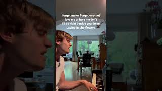 Little cover of an original by me called „forget-me-not“ #shorts #singer