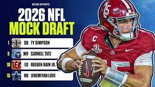 2026 NFL Mock Draft: Saints Take Ty Simpson at No. 1, Bengals Grab Rueben Bain Jr. at No. 10