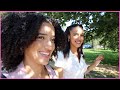LONDON VLOG (PART 1) - SISTERS TAKE SHOREDITCH. SHOPPING IN HARRODS | Vlog | AbbieCurls