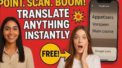Language Barrier Not Anymore! 🔥 Google Lens Translation Tutorial