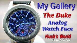Galaxy Watch/Gear S3 Luxury Analog Watch Face screenshot 5