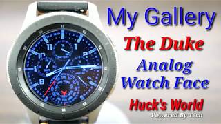 Galaxy Watch/Gear S3 Luxury Analog Watch Face screenshot 2