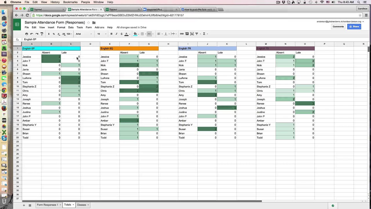 demonstration-advanced-google-forms-and-sheets-attendance-book-youtube