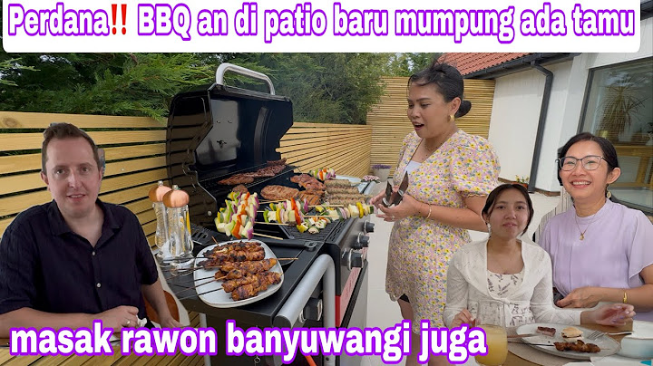 PRIME‼️ BBQ AN ON THE NEW PATIO WHILE THERE ARE GUESTS || COOK BANYUWANGI RAWON TOO