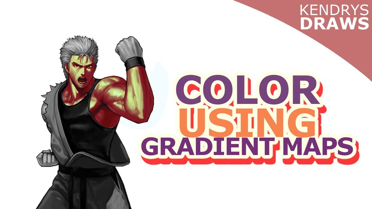 How to COLOR using GRADIENT MAPS- Clip studio paint - YouTube