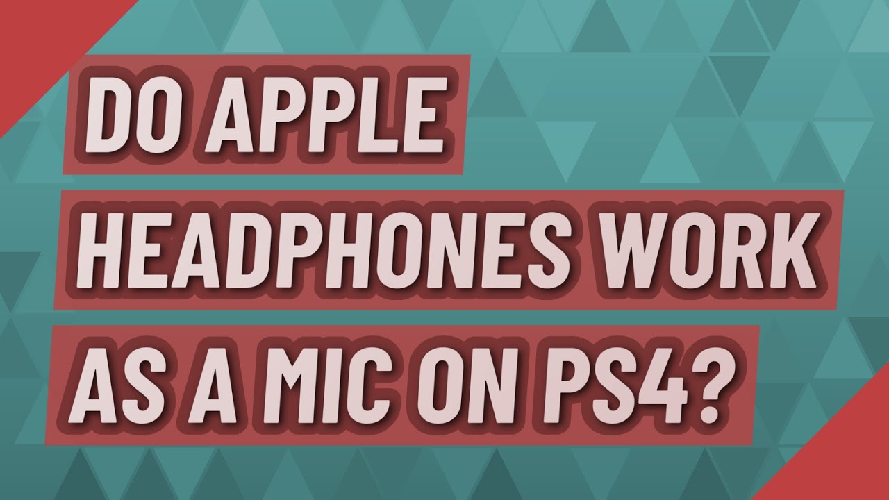 Apple headphones work for ps4 Clearance