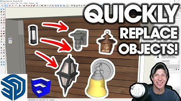 The Fastest Way to REPLACE OBJECTS in SketchUp! (Component Trick)