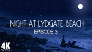8HRS Relaxing Ocean Waves on a Full Moon Night for Deep Sleep - 4K Night at Lydgate Beach, Hawaii #3 screenshot 3
