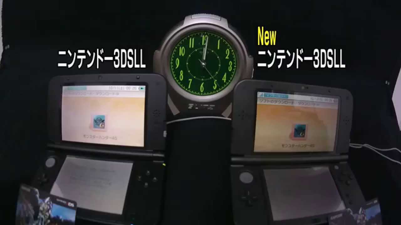 Newニンテンドー3dsllダウンロード速度比較 Compare The Download Time Of Nintendo New3ds Youtube