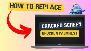 How to Replace a Cracked Screen and a Damaged Palmrest - Dell Latitude 5550   #crackedscreen #lcd