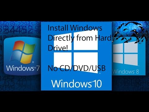 Video: How To Install Windows From Hard Drive