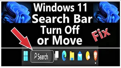 Turn Off/Remove or Move New Search Bar Icon in Windows 11