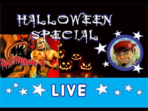 Kamui plays live - HALLOWEEN SPECIAL - SPLATTERHOUSE 3 EPISODE 1 - Lives PT-BR and ENGLISH https://www.gamesatis.com/