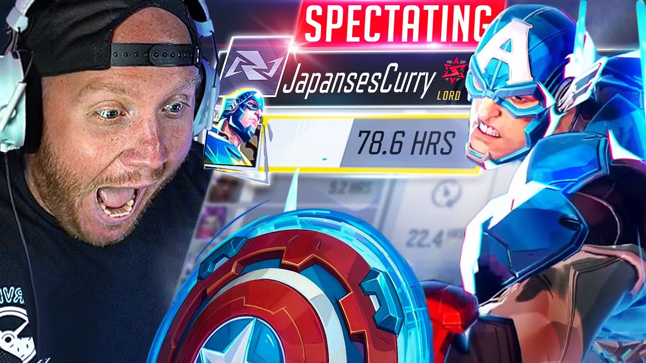 SPECTATING THE #1 CAPTAIN AMERICA IN MARVEL RIVALS - YouTube