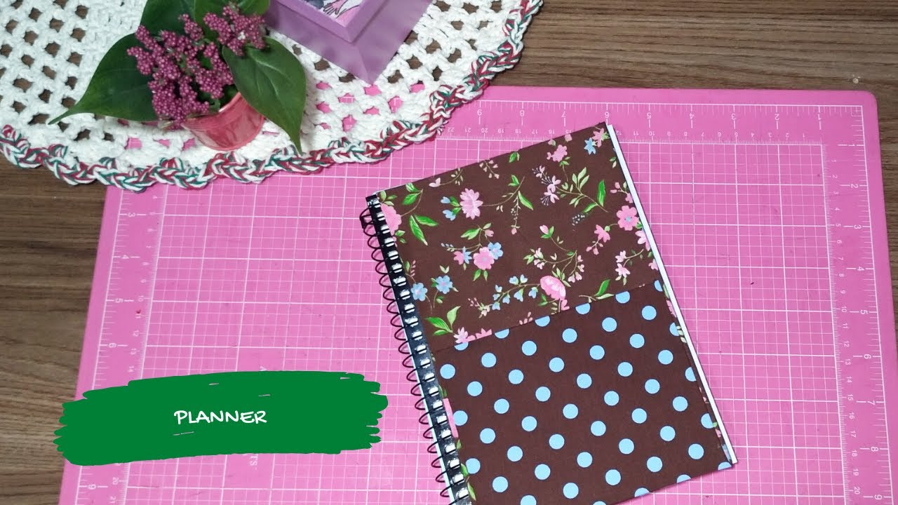 ENCAPEI COM TECIDO UM CADERNO DE ARAME (03/03)