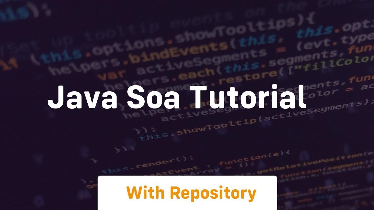 java soa tutorial - YouTube