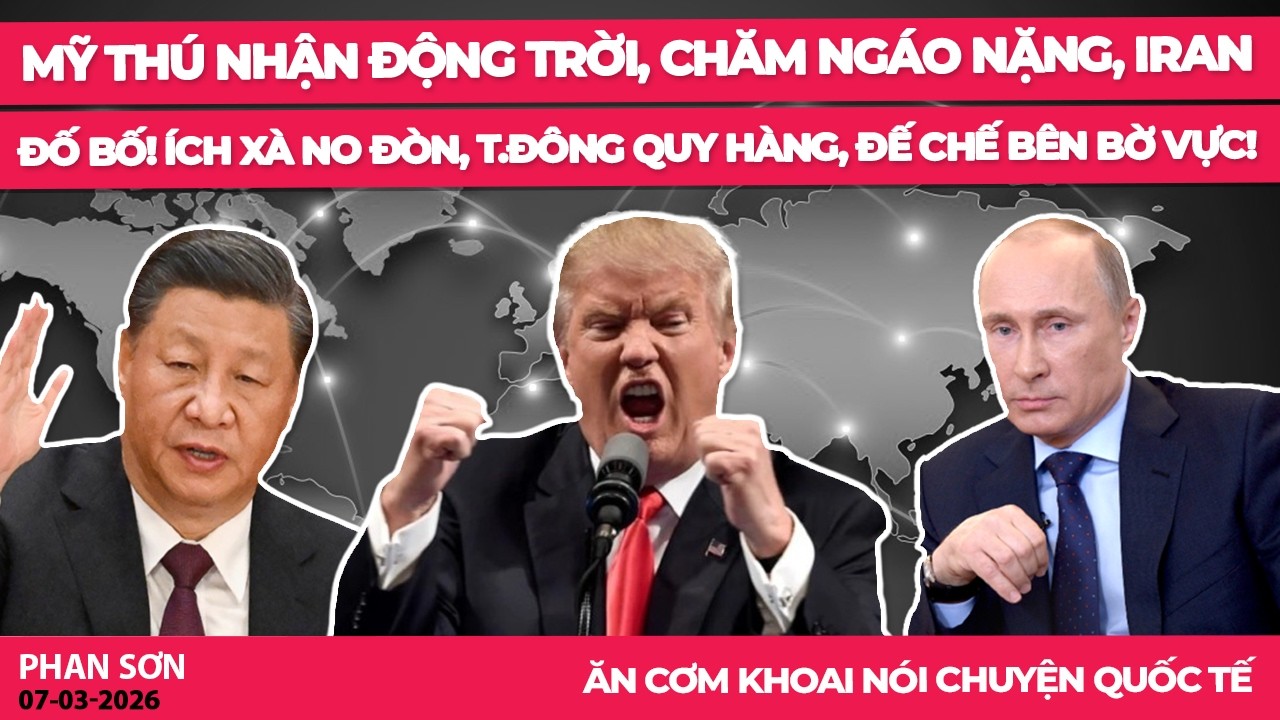 Mỹ thú nhận động trời, Chăm ngáo nặng, Iran đố bố! Ích Xà no đòn, T.Đông quy hàng, đế chế bên bờ vực