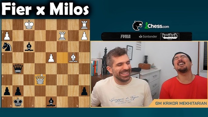 GM Krikor faz MILAGRE contra o SUPER GM DANIEL NARODITSKY!! 