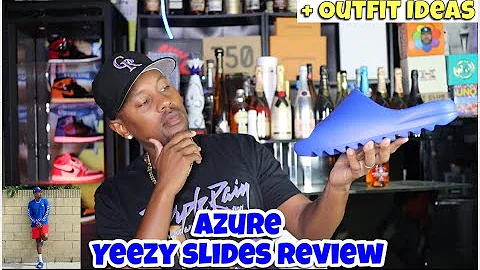 Adidas Yeezy Slide Azure Unboxing and Review | Sizing Tips and Outfit Ideas