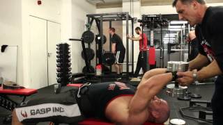 Back giant sets with Milos Sarcev & Mark Coles