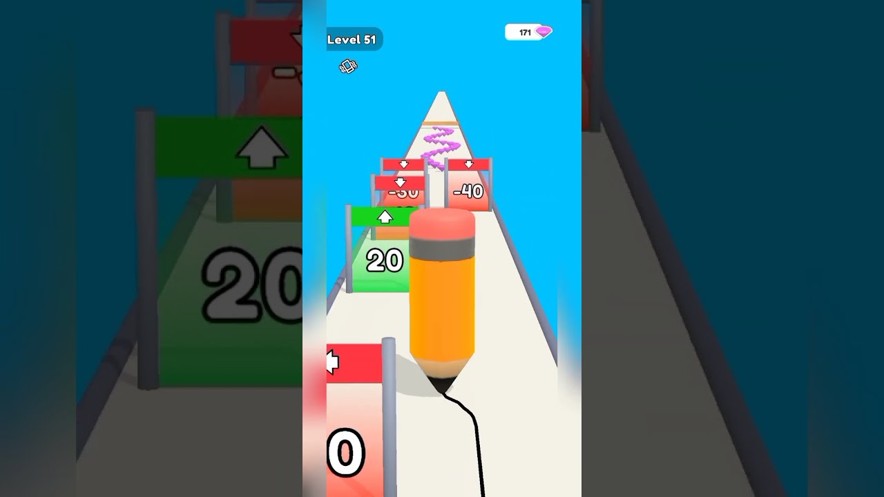 Long Pencil Run - Level 51